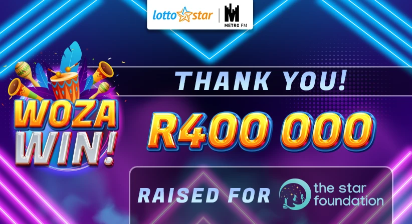 Lottostar的Woza Win：一周的刺激